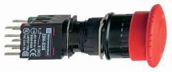 SE XB6 Кнопка аварийная грибок d 30мм 1НО+1НЗ возврат поворотом арт. XB6AS8349B