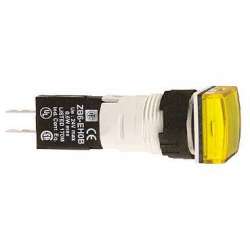 SE XB6 Лампа сигнальная с подсветкой 16mm 12-24V желтая квадратная арт. XB6CV5BB