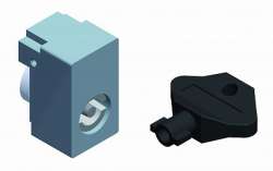 SE Замочная личинка квадратная 6мм арт. NSYINS61