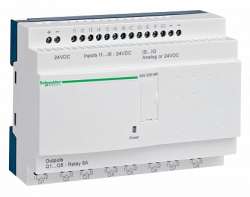 SE Zelio Logic Интеллектуальное реле эконом. 20 I/O 24V DC арт. SR2E201BD