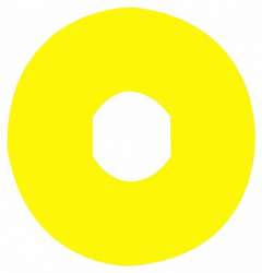 SE Желтая круглая маркировка без текста арт. ZBY8140