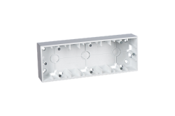 Simon 15 Алюминий Коробка 3-ая для наружного монтажа арт. 1590753-033