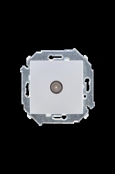 Simon 15 Алюминий Розетка TV одиночная, винт.зажим арт. 1591475-033