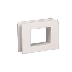 Simon 15 Aqua Белый Сальник-переходник, S15A, резина арт. 1504660-030