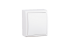 Simon 15 Aqua Белый Выключатель 1-клавишный с подсветкой наружный, IP54 арт. 1594104-030