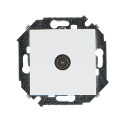 Simon 15 Белая Розетка TV одиночная, винт.зажим арт. 1591475-030