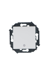 Simon 15 Белый Выключатель кнопочный с пиктограммой, 16А, 250В, винт.зажим арт. 1591150-030