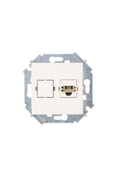 Simon 15 Бежевая Розетка ТЛФ 1-ая RJ11, винт.зажим арт. 1591480-031