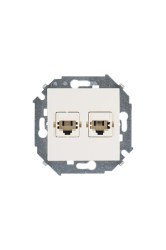 Simon 15 Бежевая Розетка ТЛФ 2-ая RJ11, винт.зажим арт. 1591589-031