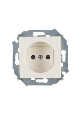 Simon 15 Бежевая Розетка б/з, 16А, 250В, винт.зажим арт. 1591431-031