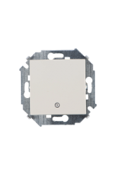 Simon 15 Бежевый Выключатель кнопочный с пиктограммой, 16А, 250В, винт.зажим арт. 1591150-031
