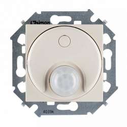 Simon 15 Бежевый Выключатель с датчиком движения 500 Вт, 230 В, винт.зажим арт. 1591721-031