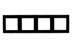 Simon 15 Черная Рамка 4-ая арт. 1500640-032