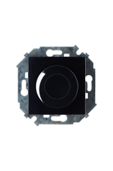 Simon 15 Черный Светорегулятор поворотно-нажимной, 500Вт, 230В, винт.заж. арт. 1591311-032