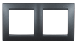 Simon 15 Графит Рамка 2-ая арт. 1500620-038