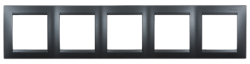 Simon 15 Графит Рамка 5-ая арт. 1500650-038