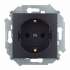 Simon 15 Графит Розетка с/з, с защитными шторками, 16А, 250В, винт. зажим арт. 1591443-038