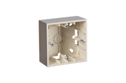 Simon 15 Шампань Коробка 1-ая для наружного монтажа арт. 1590751-034