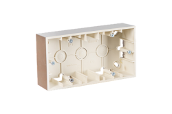 Simon 15 Шампань Коробка 2-ая для наружного монтажа арт. 1590752-034