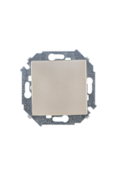 Simon 15 Шампань Переключатель перекрёстный, 16А, 250В, винт.зажим арт. 1591251-034