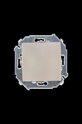 Simon 15 Шампань Выключатель 1-клавишный, 16А, 250В, винт.зажим арт. 1591101-034