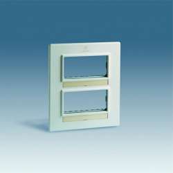 Simon 27 Белая Рамка 2-ая 4 мод арт. 27850-35