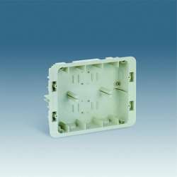 Simon 27 Коробка для внутреннего монтажа 2-рядной рамки с суппортами, 236х171х50,5мм арт. 27856-61