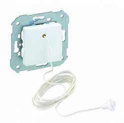 Simon 27 Мех Белый Шнуровой кнопочный выключатель, 10А 230В арт. 27153-65