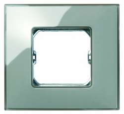 Simon 27 Neos Дымчатое стекло Рамка 2-ая арт. 27772-34