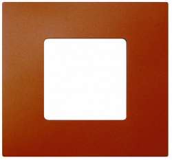 Simon 27 Play Артик Апельсин Рамка-декор 2-ая арт. 2700627-082