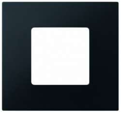 Simon 27 Play Артик Черный Рамка-декор 3-ая арт. 2700637-086