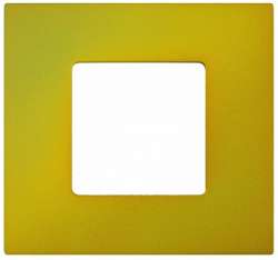 Simon 27 Play Артик Жёлтый Рамка-декор 3-ая арт. 2700637-081