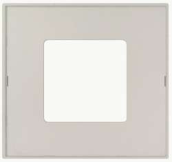 Simon 27 Play Серая прозрачная Рамка-декор 4-ая арт. 2700647-112