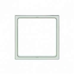 Simon 27 Play Серая прозрачный Вставка декоративная для рамок с вырезом под декор арт. 2700670-112