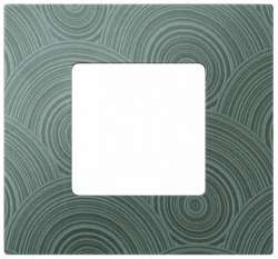 Simon 27 Play Серое солнце Рамка-декор 4-ая арт. 2700647-805