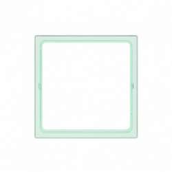 Simon 27 Play Зеленая прозрачная Вставка декоративная для рамок с вырезом под декор арт. 2700670-111