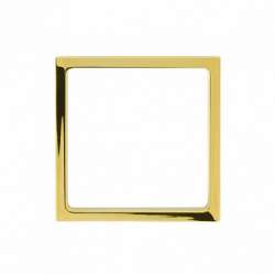 Simon 27 Play Золотая Вставка декоративная для рамок с вырезом под декор арт. 2700670-066