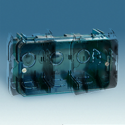 Simon 27 Прямоугольная коробка для скрытого монтажа, 70х122х42 мм, м/винтами 107 мм арт. 27711-31