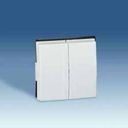 Simon 27 Scudo Серая Накладка на двухклавишный механизм арт. 2705026-063