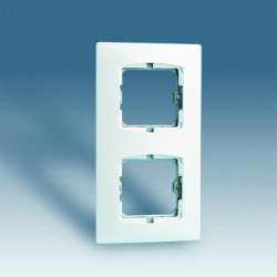 Simon 27 Слоновая кость Рамка с суппортом на 4 широких или 8 узких модулей, без лапок, 298х85мм арт. 27640-62