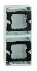 Simon 44 Aqua Серая Коробка 2-ая, вертикальная арт. 4400763-035