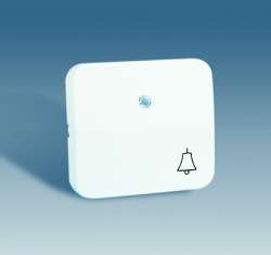 Simon 73 Бежевая Клавиша 1-ая с подсветкой и символом "Свет" арт. 73016-31