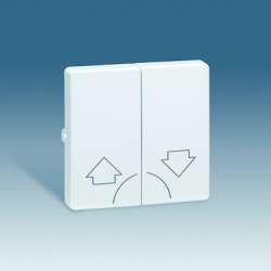 Simon 73 loft Белая Накладка на двухклавишный кнопочный выключатель,S73Wood арт. 73028-60