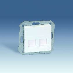 Simon 75 Мех Графит Адаптер на 2 RJ-45 75540-, 75541-, 75528-, 75544-39 АМР арт. 82006-38