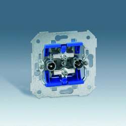 Simon 75 Мех Розетка TV-SAT оконечная арт. 75468-69