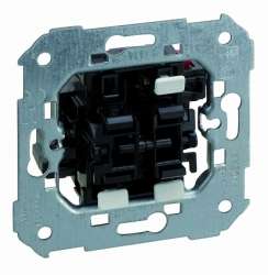 Simon 75 Мех Выключатель проходной + клавишная кнопка, 10А 250В, S82,82N,88 арт. 75301-39