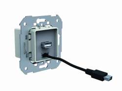 Simon 75 Мех Зарядное устройство USB и кабель с micro-USB, 230В/ 5 В (DC) арт. 75405-39