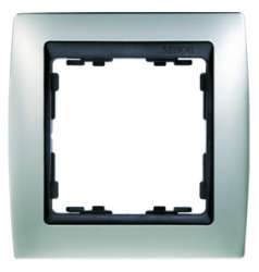 Simon 82 Алюминий/Графит Рамка 3-ая арт. 82834-33