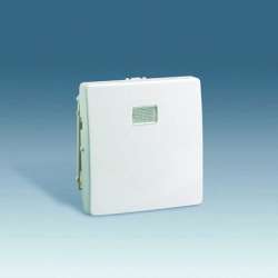 Simon 82 Алюминий Клавиша 1-ая с окном для символа (82972..,82982) арт. 82013-33