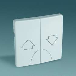 Simon 82 Белая Кнопка жалюзийная 2-ая арт. 82029-30